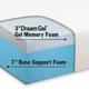 Matelas queen-size en mousse à mémoire de forme avec gel Dream Form de 10 pouces