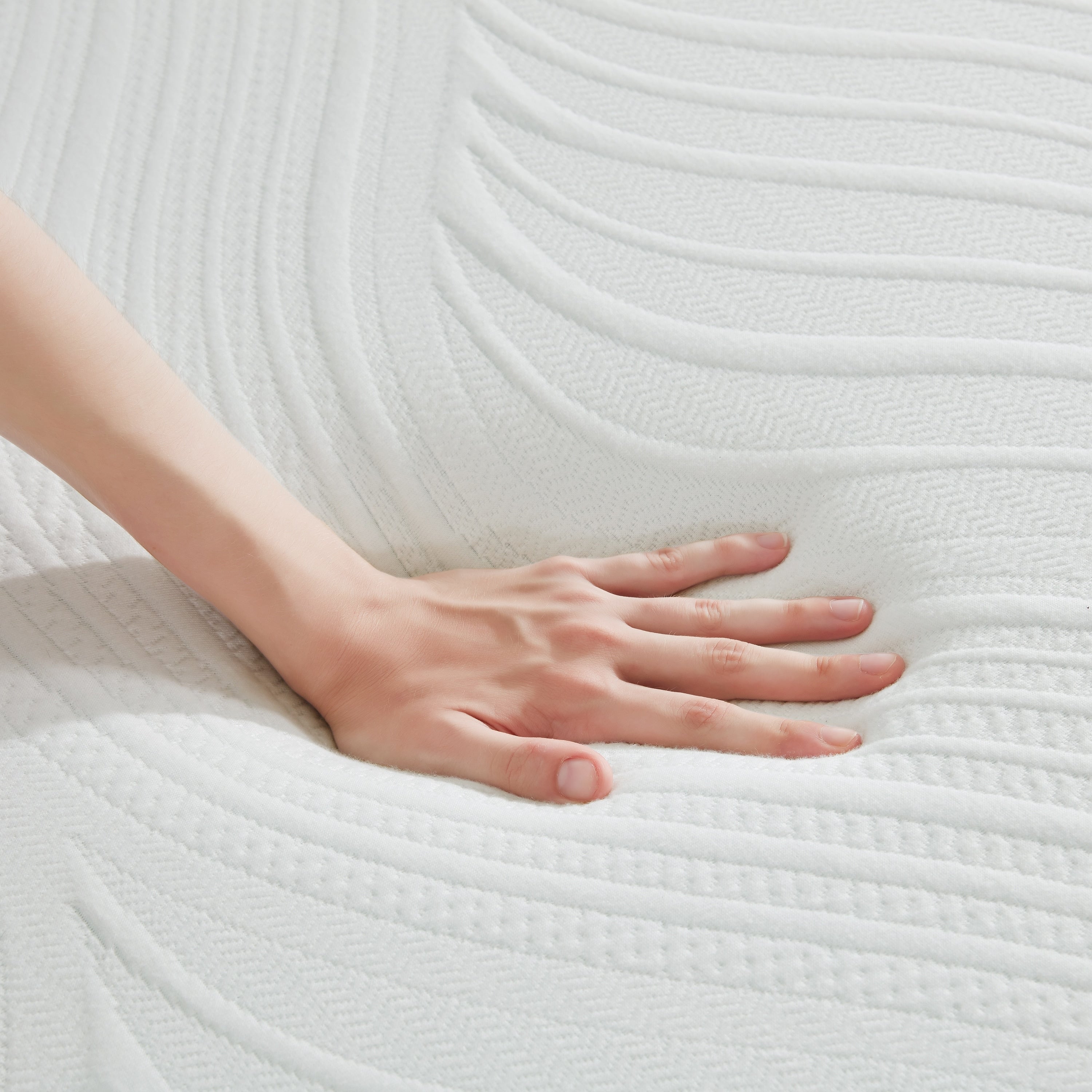 Matelas en mousse à mémoire de forme gel 10 pouces, confort moyen