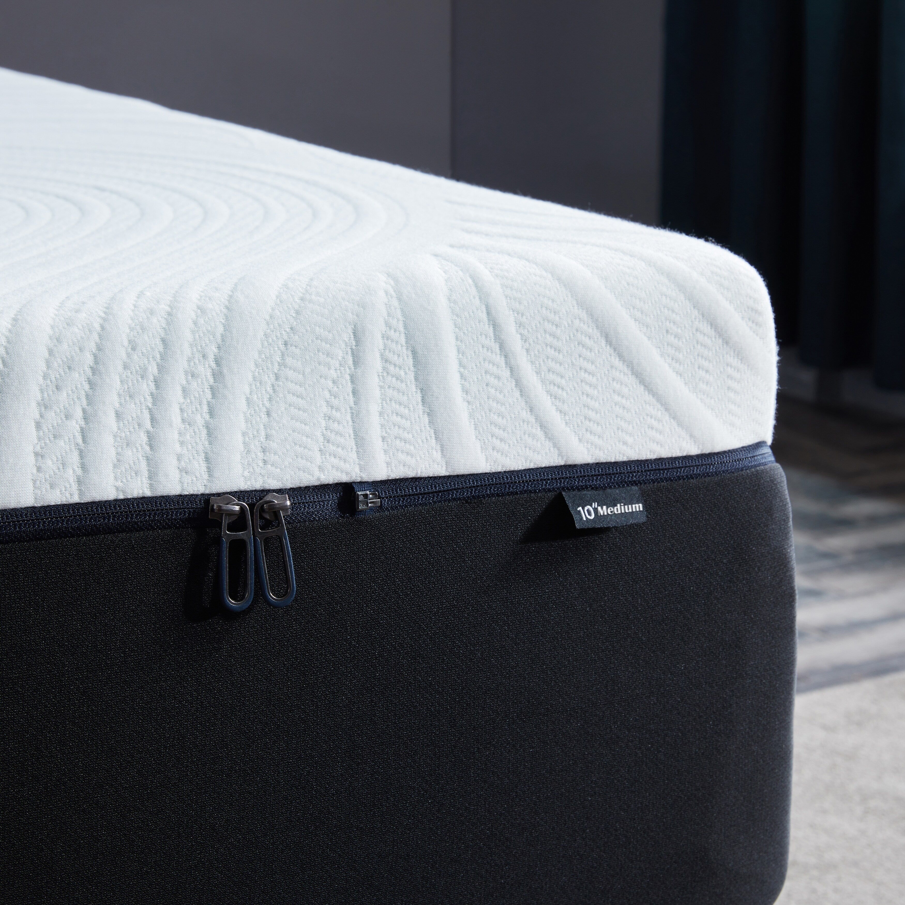 Matelas en mousse à mémoire de forme gel 10 pouces, confort moyen