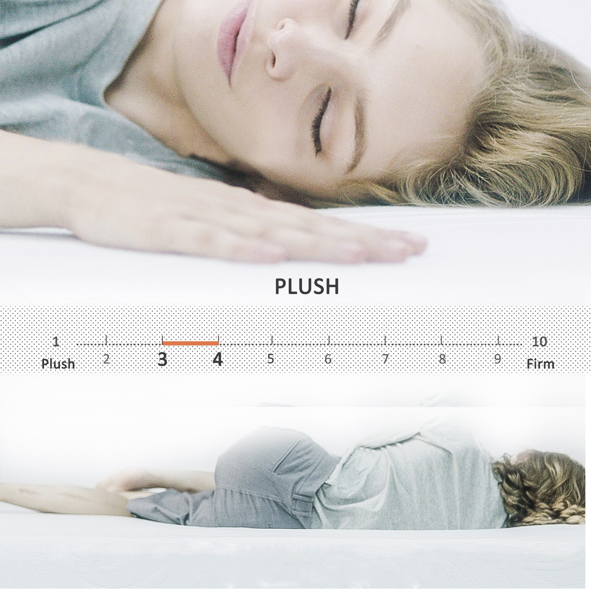 Matelas en mousse à mémoire de forme de 12 pouces avec rembourrage moyen, Queen