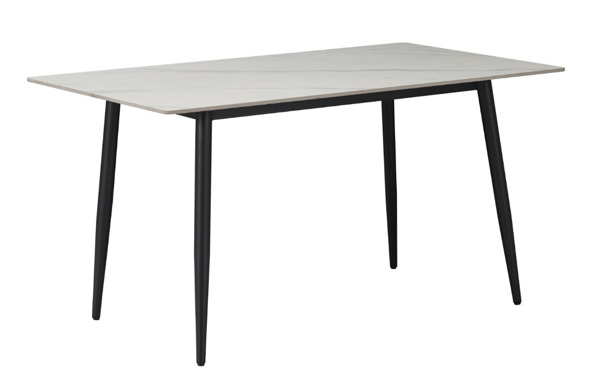 1.6 Table et 6 chaises en pierre frittée Apollo