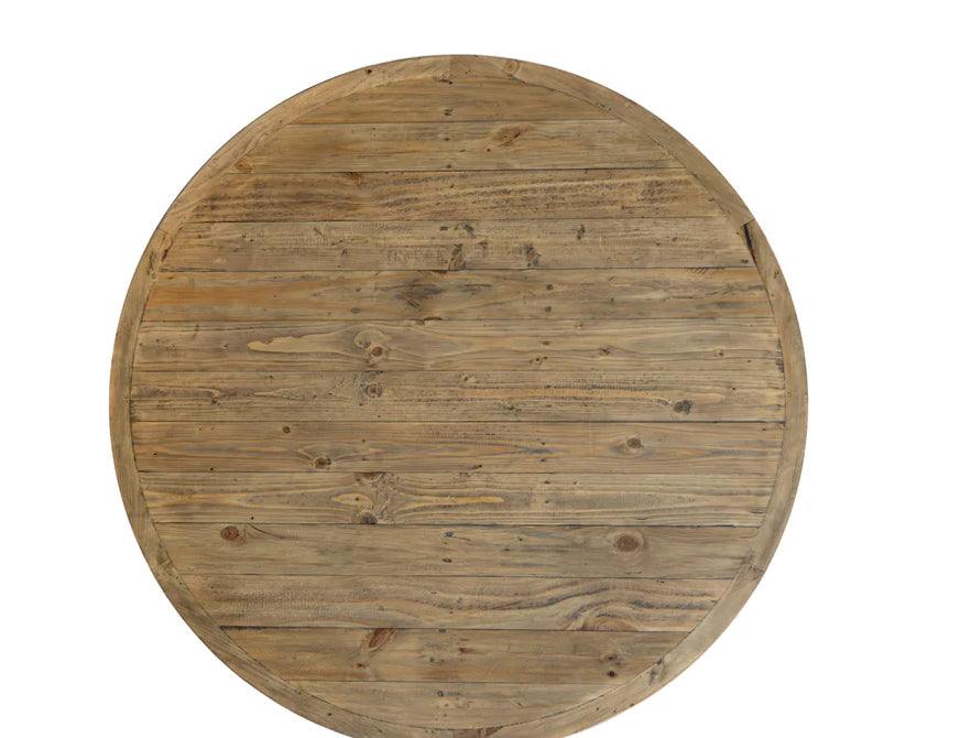 Table ronde Jersey 1.2 en chêne héritage