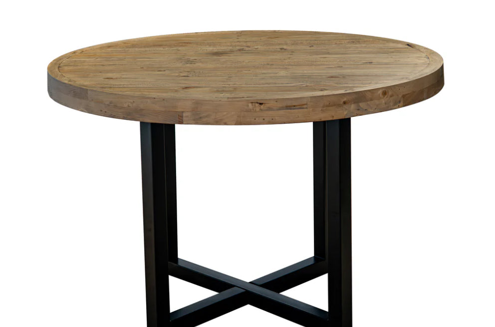 Table ronde Jersey 1.2 en chêne héritage