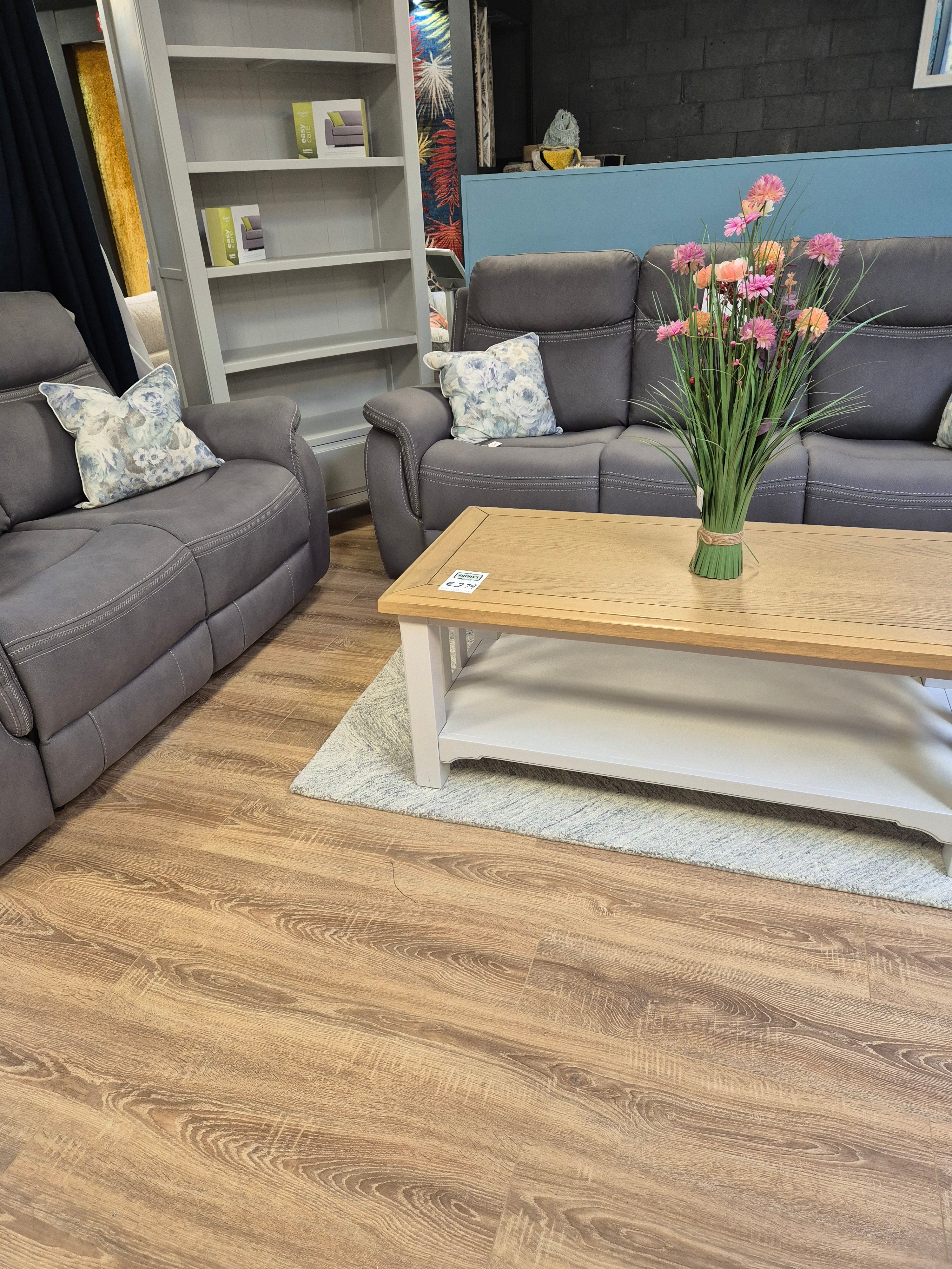 Ensemble de fauteuils inclinables en tissu lavable