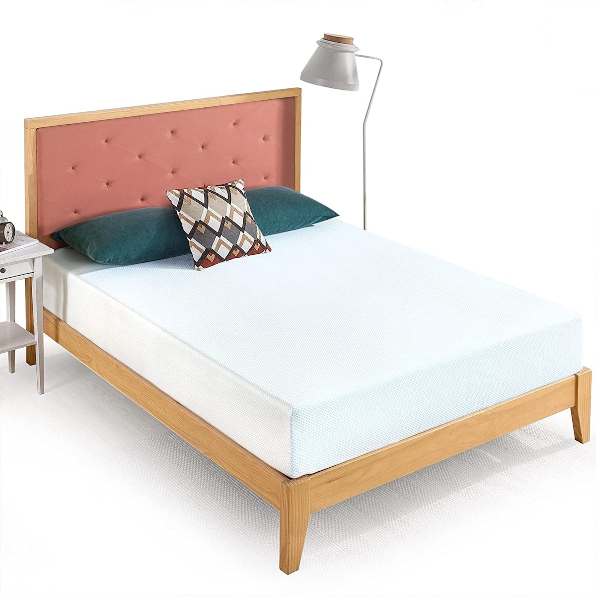 Matelas ZINUS 10 pouces en mousse à mémoire de forme au thé vert, gel rafraîchissant, soulageant la pression, certifié CertiPUR-US
