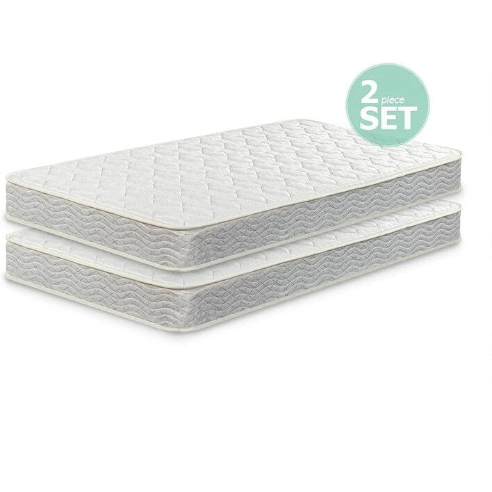 Matelas hybride Zinus 6 pouces en mousse et ressorts pour lits superposés, lits gigognes et lits de jour.