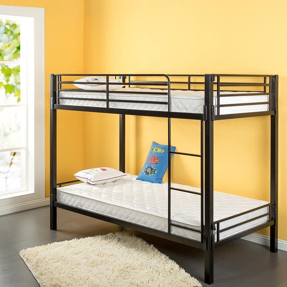 Matelas hybride Zinus 6 pouces en mousse et ressorts pour lits superposés, lits gigognes et lits de jour.