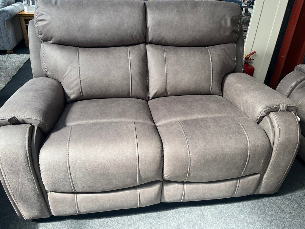 Fauteuil inclinable Kester en tissu gris lavable