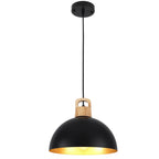 Luminaire suspendu moderne à 1 lumière avec interrupteur enfichable pour îlot de cuisine