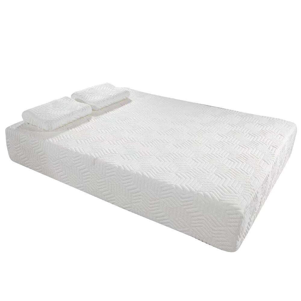 Matelas 3 couches Cool Medium High Softness avec 2 oreillers pour lit double