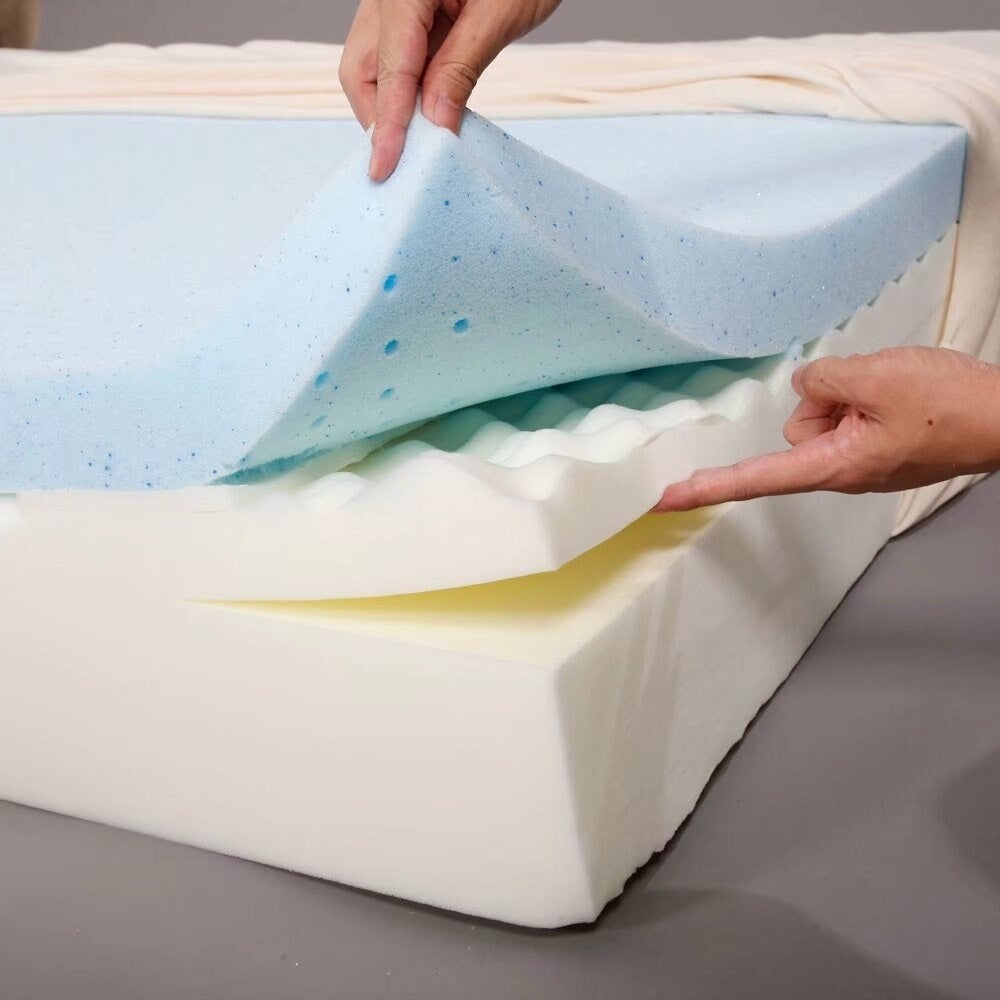 Matelas 3 couches Cool Medium High Softness 2 oreillers Twin