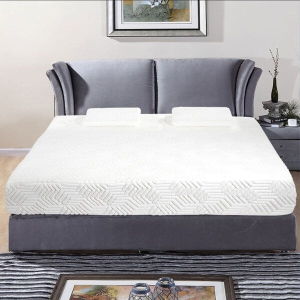 Ensemble matelas 10 COOL mi-ferme 3 couches moelleux avec 2 oreillers