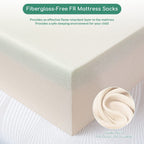 Matelas de lit de 10 pouces avec mousse CertiPUR-US pour un sommeil de soutien, plus frais et un soulagement de la pression