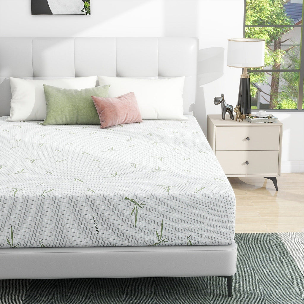 Matelas en mousse à mémoire de forme avec gel rafraîchissant (25 cm) / Mousse à gel rafraîchissante / Soulagement de la pression / Certifié CertiPUR-US / Lit-en-boîte