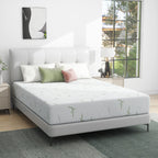 Matelas en mousse à mémoire de forme avec gel rafraîchissant (25 cm) / Mousse à gel rafraîchissante / Soulagement de la pression / Certifié CertiPUR-US / Lit-en-boîte