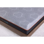 Matelas double 10 pouces en mousse à mémoire de forme gris charbon infusé de gel