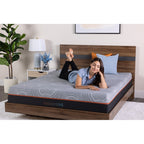 Matelas double 10 pouces en mousse à mémoire de forme gris charbon infusé de gel