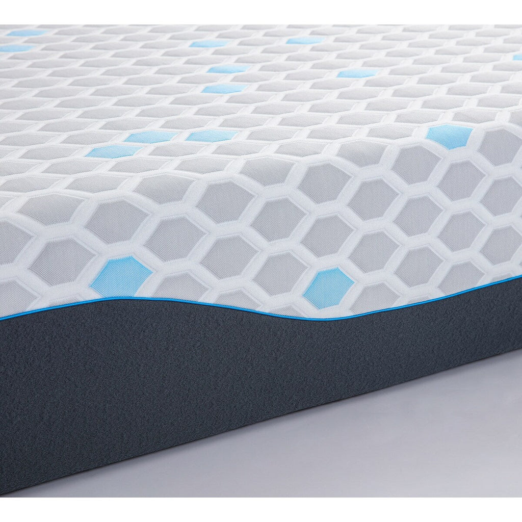 Matelas en mousse à mémoire de forme 10 pouces, matelas dans une boîte, mousse à mémoire de forme infusée de gel et de charbon de bambou