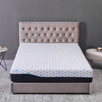 Matelas en mousse à mémoire de forme 10 pouces, matelas dans une boîte, mousse à mémoire de forme infusée de gel et de charbon de bambou