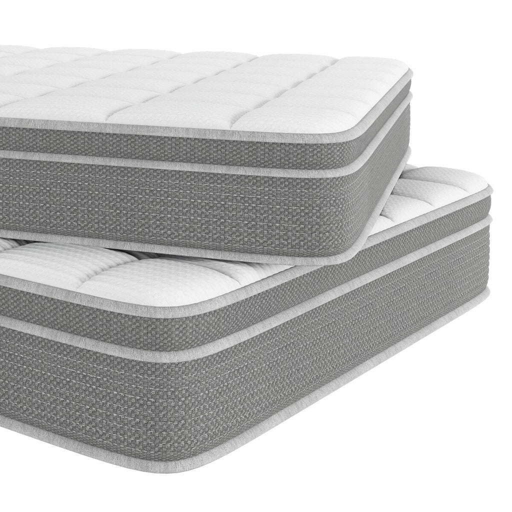 Matelas hybride de 10 pouces avec ressorts ensachés en mousse à mémoire de forme et gel rafraîchissant