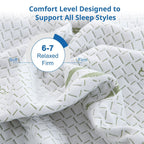 Matelas en mousse à mémoire de forme 10 pouces / Mousse gel rafraîchissante / Soulagement de la pression / Certifié CertiPUR-US / Lit-en-boîte