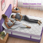 Matelas hybride en mousse à mémoire de forme 10 pouces pour lit simple, double ou queen size, matelas Euro Top dans une boîte