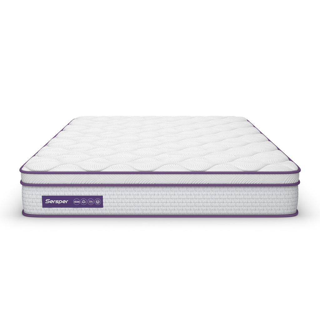 Matelas hybride en mousse à mémoire de forme 10 pouces pour lit simple, double ou queen size, matelas Euro Top dans une boîte