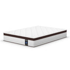 Matelas à plateau-coussin de 10 pouces pour lit simple, double ou queen size, matelas hybride en mousse à mémoire de forme et ressorts ensachés