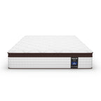 Matelas à plateau-coussin de 10 pouces pour lit simple, double ou queen size, matelas hybride en mousse à mémoire de forme et ressorts ensachés