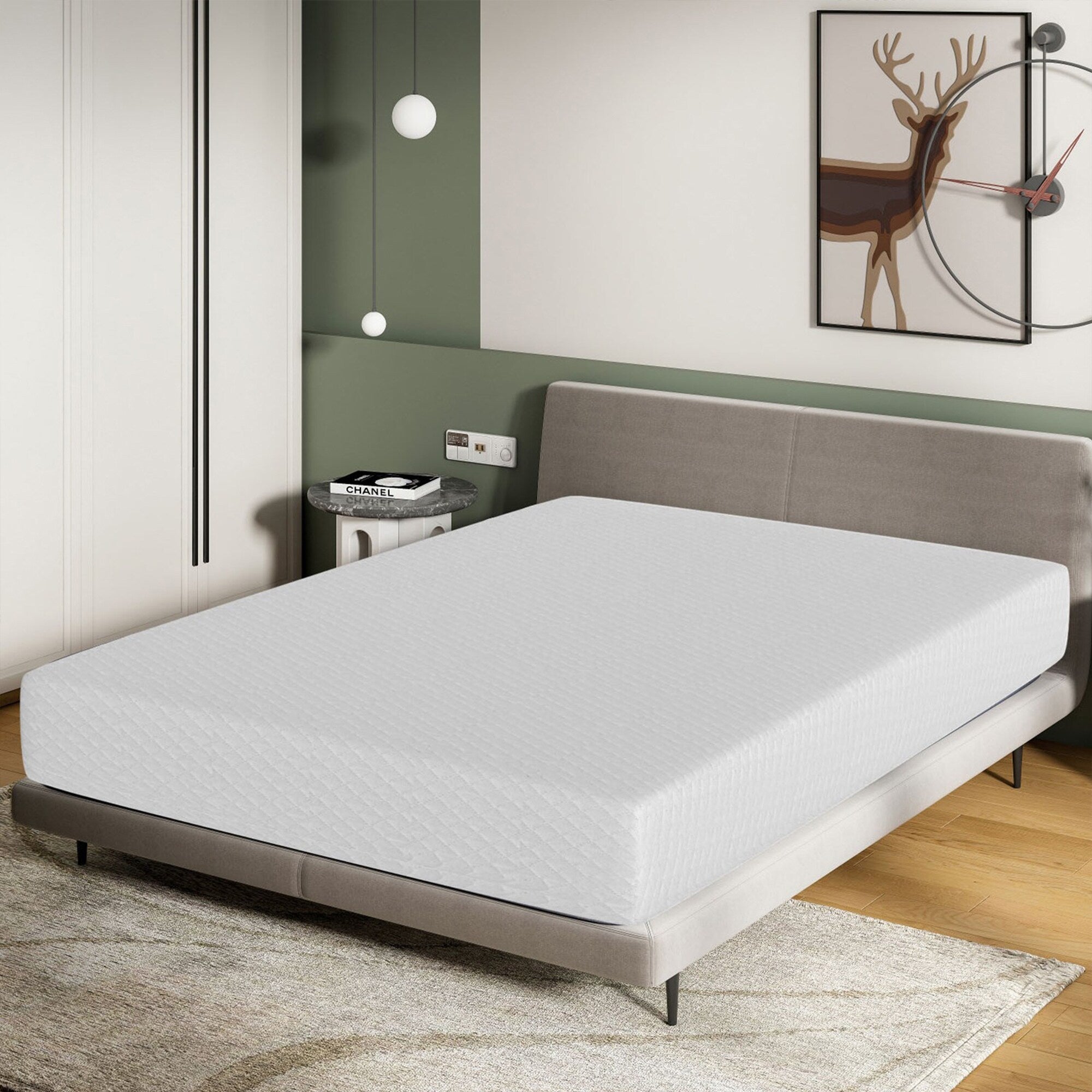 Matelas en mousse à mémoire de forme infusée de gel de 10 po