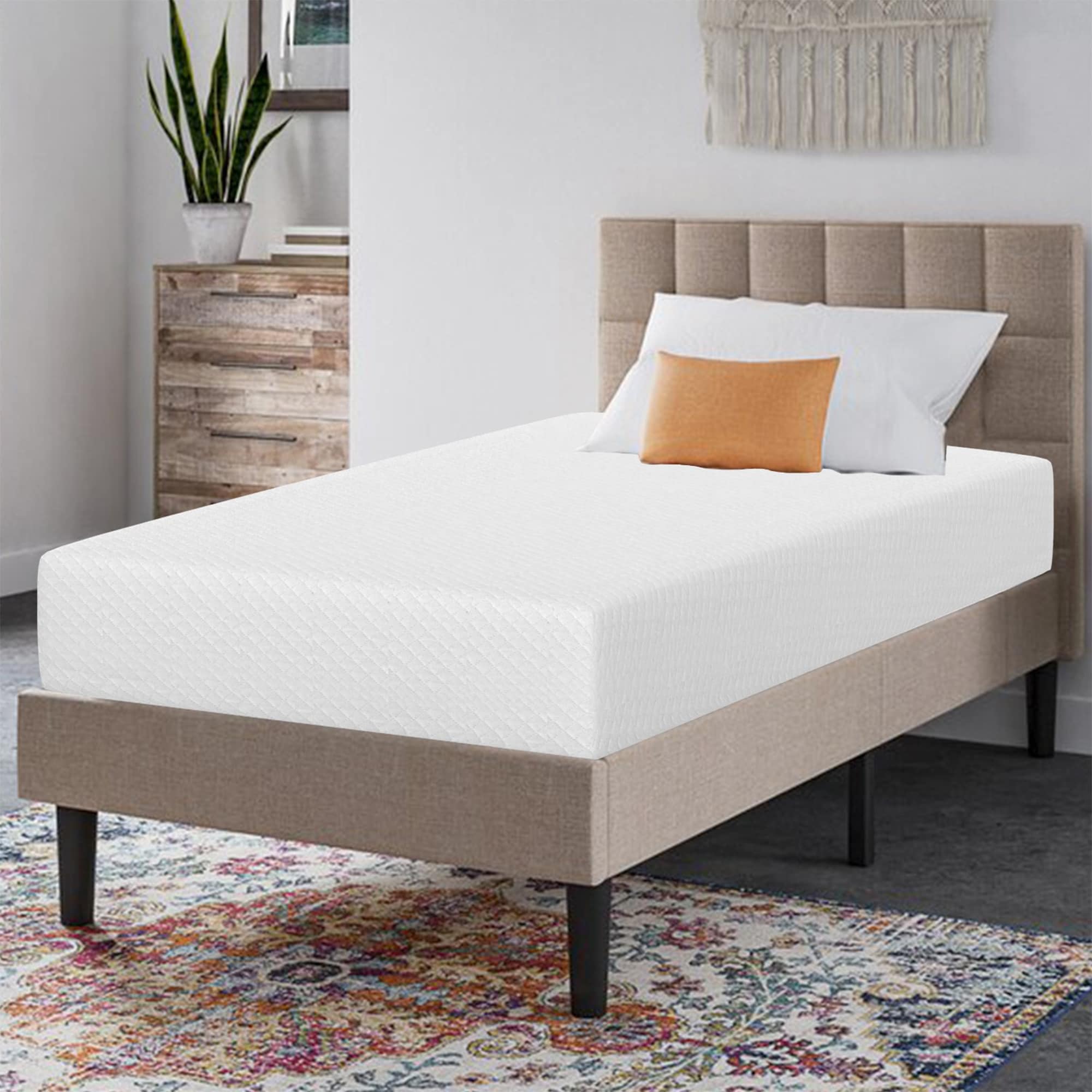 Matelas en mousse à mémoire de forme infusée de gel de 10 po