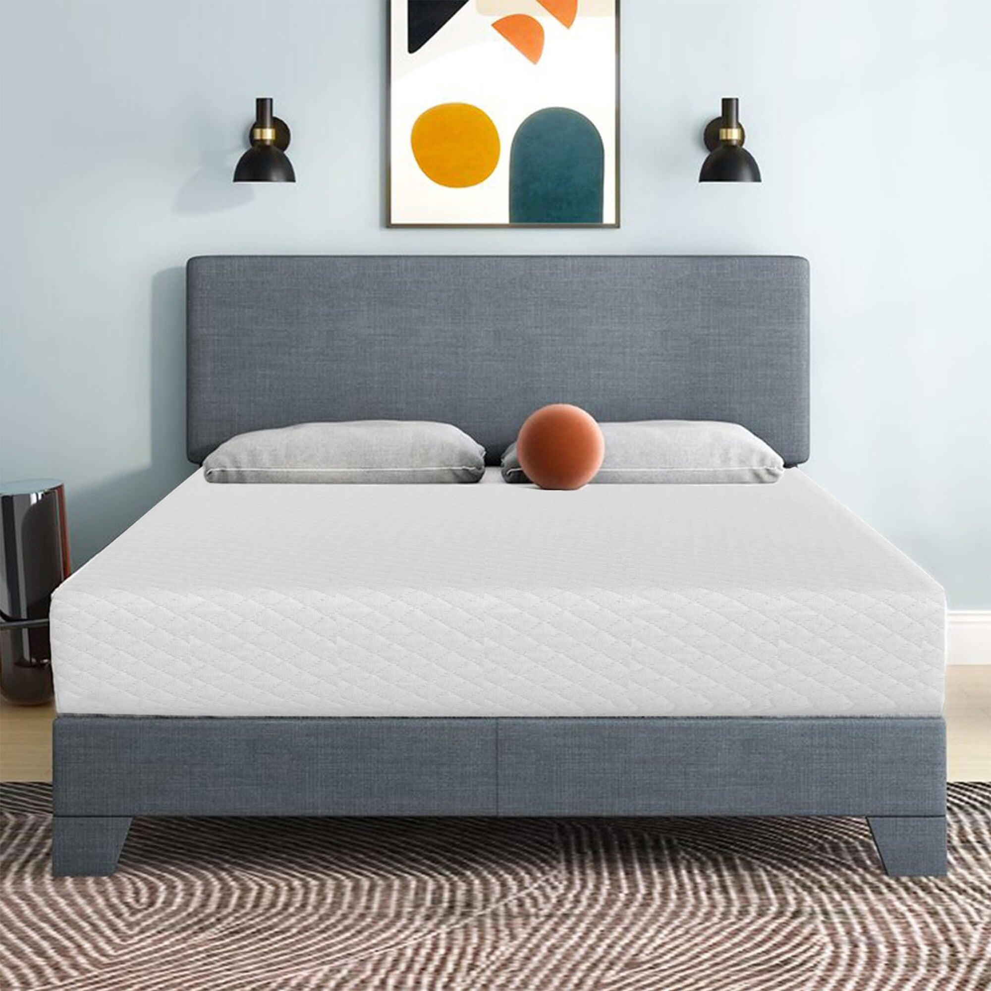 Matelas en mousse à mémoire de forme infusée de gel de 10 po