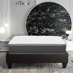 Matelas hybride à ressorts ensachés de 10 po dans une boîte, matelas en mousse viscoélastique avec gel