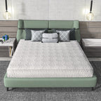 Matelas en mousse à mémoire de forme blanc de 10 po, lit dans une boîte