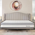 Matelas à ressorts indépendants ensachés en mousse à mémoire de forme de 10 pouces, livré dans une boîte