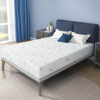 Matelas en mousse à mémoire de forme de 10 pouces en gel dans une boîte, soulageant la pression moyenne et isolant les mouvements