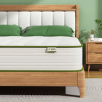 Matelas hybride en mousse à mémoire de forme de 10 pouces dans une boîte