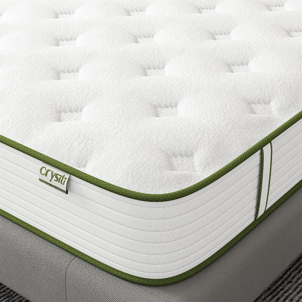 Matelas hybride en mousse à mémoire de forme de 10 pouces dans une boîte