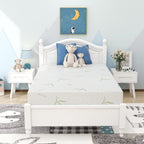 Matelas en mousse à mémoire de forme de 10 pouces, fermeté moyenne, avec housse en bambou, certifié CertiPUR-US