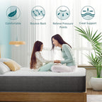 Matelas en mousse à mémoire de forme de 10 pouces dans une boîte