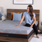Matelas hybride de 10 pouces avec plateau en billes de gel