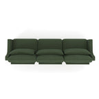 Canapé 4 places en chenille 105,9 avec base ergonomique en bois et éponge haute résilience pour le salon