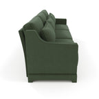 Canapé 4 places en chenille 105,9 avec base ergonomique en bois et éponge haute résilience pour le salon
