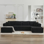 Canapé sectionnel Cloud 106, double chaise longue, canapé modulaire moderne à assise profonde pour salon, aucun assemblage requis
