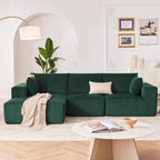 Canapé modulaire Cloud 108 - Canapé en L à assise profonde avec méridienne, canapé de salon et de chambre rembourré