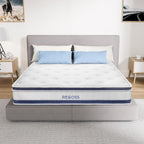 Matelas hybride en mousse à ressorts de 10 pouces, matelas double grandeur, dans une boîte