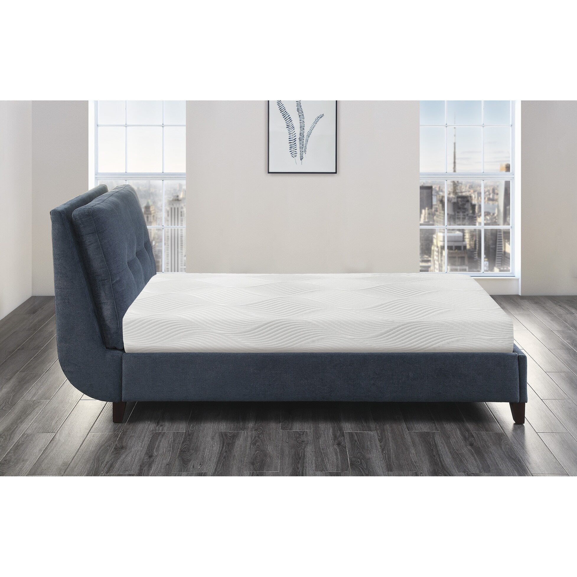 Matelas en mousse à mémoire de forme infusée de gel, 10 lits, dans une boîte