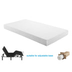 Matelas en mousse à mémoire de forme infusée de gel, 10 lits, dans une boîte