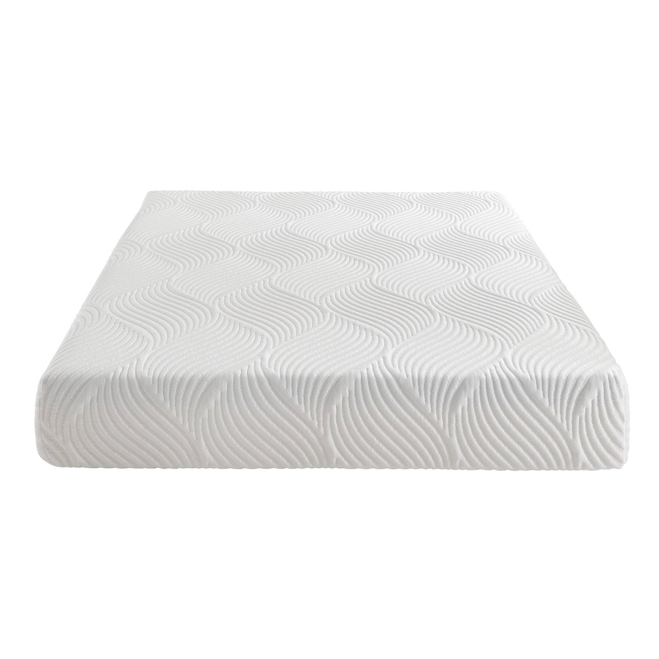 Matelas en mousse à mémoire de forme infusée de gel, 10 lits, dans une boîte