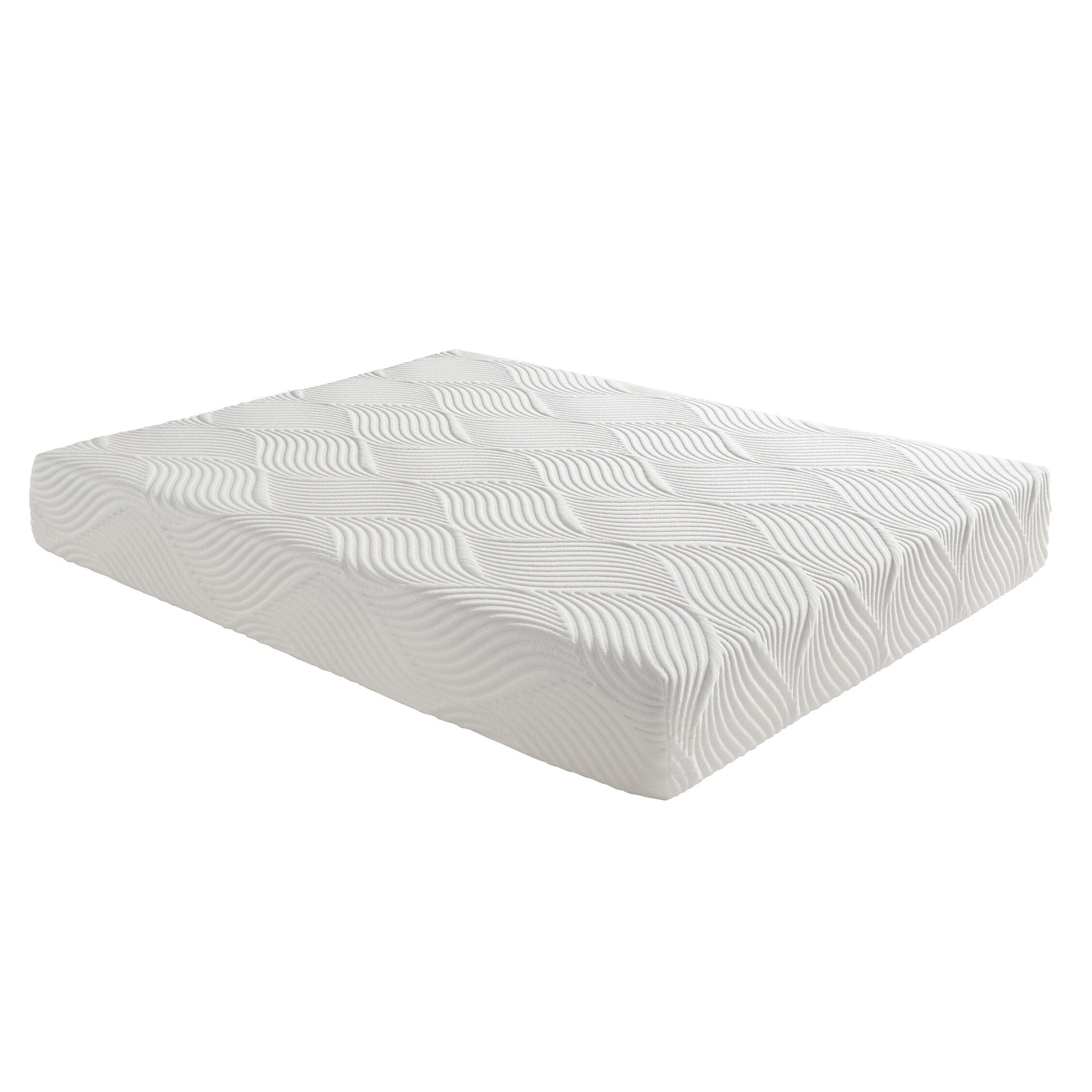 Matelas en mousse à mémoire de forme infusée de gel, 10 lits, dans une boîte